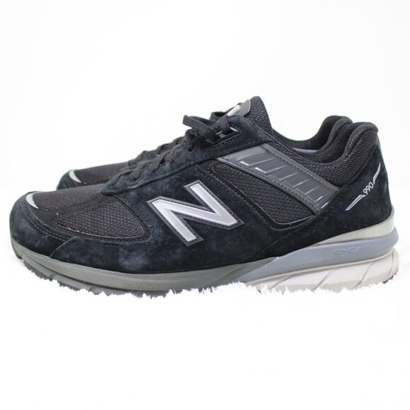 New Balance 990V5 Shoes Mens 11.5 Black/Silver Running Athletic Sneakers main image 13